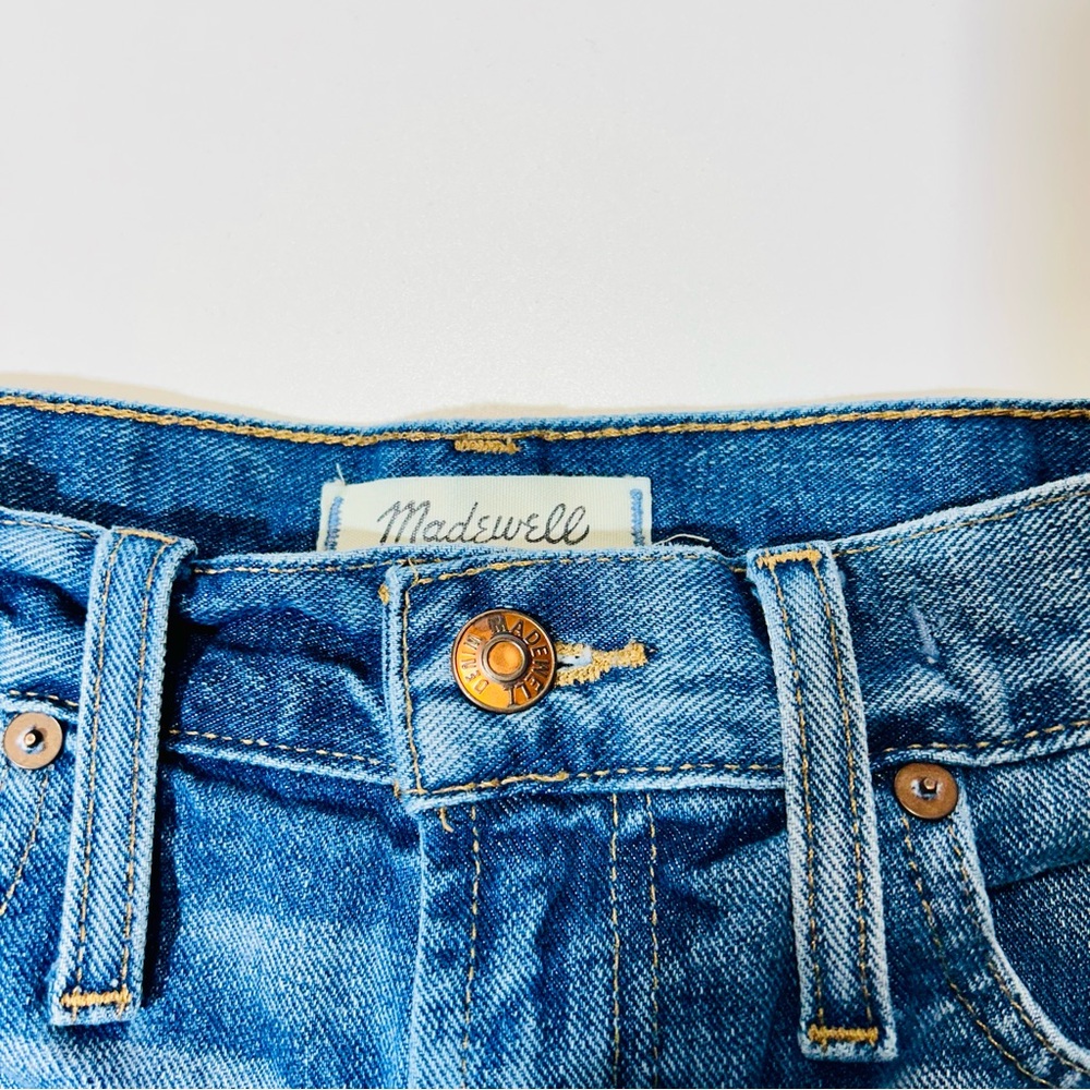 Madewell jean shorts The Perfect Jean shorts high rise 100% cotton women size 24 - Picture 4 of 7